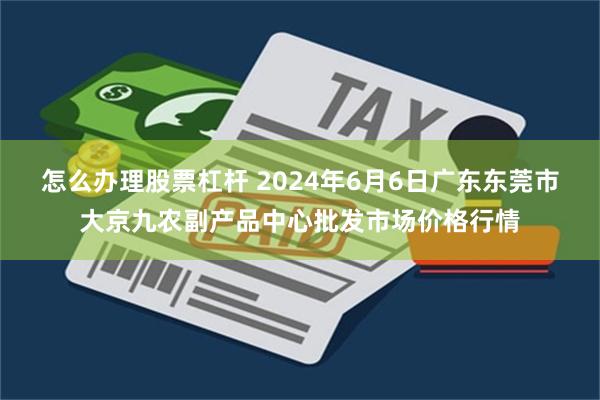 怎么办理股票杠杆 2024年6月6日广东东莞市大京九农副产品中心批发市场价格行情