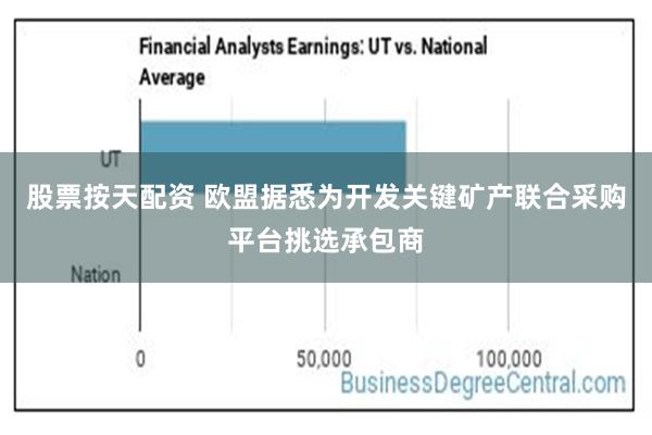 股票按天配资 欧盟据悉为开发关键矿产联合采购平台挑选承包商