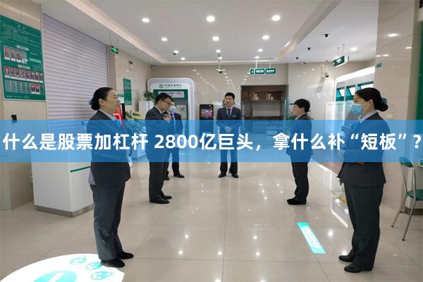 什么是股票加杠杆 2800亿巨头，拿什么补“短板”？